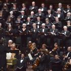 City Choir Dunedin and the Dunedin Symphony Orchestra perform at the Dunedin Town Hall on...