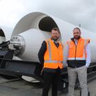 Environment Southland integrated catchment general manger Paul Hulse (left) and Building...