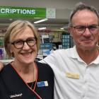 Mornington Pharmacy owners Helen and Keith Newton count down the pills and the minutes until the...