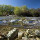 The Manuherikia appears healthy as it flows through Central Otago, near St Bathans, last year....