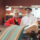 Sue and Rod McLean are excited to be working on their Waitaki tartan. PHOTOS: ARROW KOEHLER