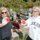 Arrowtown Returned and Services’ Association secretary Linda Harrison (left) and president...