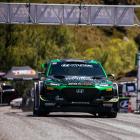 Cromwell rally driver Hayden Paddon prepares to start a run during Saturday’s Coronet Peak Hill...