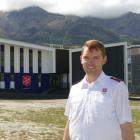 Salvation Army Queenstown community ministries director Andrew Wilson in front of the new $10...
