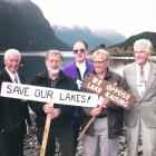 The original Guardians of Lake Manapouri, Monowai and Te Anau, appointed by Prime Minister Norman...