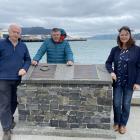 Organisers of the HMS Neptune Reunion, (from left) John Campbell, and Otago Military History...