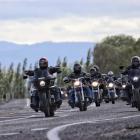 Bruce Hetfield leads the pack during the recent Riders Against Teen Suicide (Rats) community...