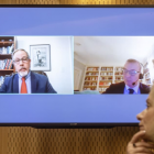 Counter-terrorism experts Dr Frank Straub (left) and Scott Wilson gave evidence on Thursday....