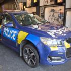 A retired 2017 Holden Commodore police highway patrol car. 