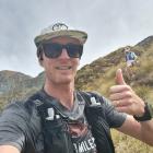 Benje Patterson on The Wild course with his wife Madeline, who’s entered the 30km run, in the...