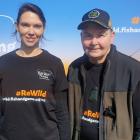 Fish &amp; Game New Zealand chief executive Corina Jordan, from left, and Dame Lynda Topp...