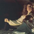American actresses Piper Laurie (with knife) and Sissy Spacek star in the film Carrie, 1976....