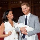 Prince Harry and Megan, Duchess of Sussex with baby Archie. Photo: Getty Images