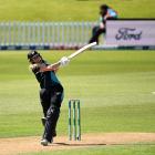 Hannah Rowe’s innings of 33 from 24 was one of the few highlights for New Zealand during game two...