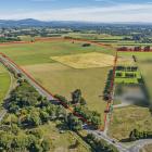 The 85ha parcel of land between Rangiora and Kaiapoi, purchased by Waimakariri District Council...