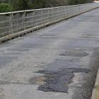 The decking on the Waimakariri Gorge bridge is due to be replaced early next year. Photo: John...