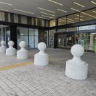 Following a ram-raid earlier this year, pawn-shaped bollards have been installed at the Hub,...