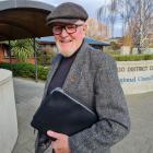 Malcolm Macpherson heads to a council meeting as a member of the public. PHOTO: MARJORIE COOK