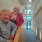Glenpack House building owners and developers Chris and Sheila Paul are happy to be standing in...