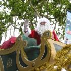 Santa waves to the crowd from his sleigh at the 2023 Dunedin Santa Parade yesterday. PHOTOS:...