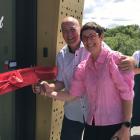 Roxburgh Pool opening, Sunday December 17 2023 Mayor Tim Cadogan and pool committee chairwoman...