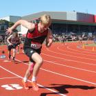 Ollie Davies, from Winton, takes part in the 400m sprint in last year’s South Island Colgate...