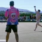 A streaker running across the green at the National Fours Bowls Championships in Alexandra raised...
