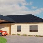 A digital rendering of what the lodge is planned to look like once work is completed. PHOTO:...
