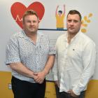WoFo Medstaff founders Chris Mackle (left) and Andrew Wills are helping the aged care healthcare...