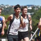 Otago 10,000m runners (from left) Nic Bathgate, Leon Miyahara, Nathan Shanks and Simon Rhodes get...