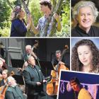 Clockwise from top left: Nick Tipa, who performed in the first season of Shakespeare in the Park...