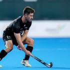 Otago hockey player Kane Russell in action during his 200th game for the Black Sticks in Oman....