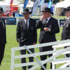 New Zealand dog triallists (from left) Brian Dickison, Leo Jecentho, Neil Evans and Ian Stevenson...