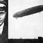 The Zeppelin airship Dixmude, lost at sea: the body of Commander Duplessis de Grenedan was found...