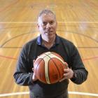 Basketball Otago general manager, Peter Drew, on court in 2019. PHOTO: ODT FILES