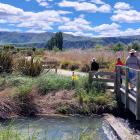 The entrance to the Duntroon Wetland from the town side. PHOTOS: CLARE FRASER