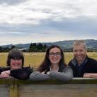 Paramount owners Robyn, Emily, 18, and Doug Irwin on their family farm before their annual ram...