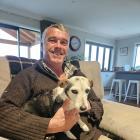 Waitaki MP Miles Anderson with his Jack Russell terrier, Tiny. PHOTO: SUPPLIED