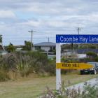 The proposed subdivision would be on a raised plateau in Coombe Hay Lane. PHOTO: RICHARD DAVISON