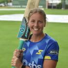 Otago Sparks batter Caitlin Blakely is poised to bring up 100 list-A games for the province...