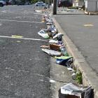 Glass, empty cans and a plethora of abandoned RTD boxes littered Castle St following a busy...