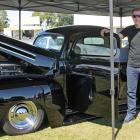 Car enthusiast Chris Van Der Byl, of Dunedin, came to Milton to show off the 1948 Ford Pickup...