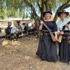 Raven (Christina Ewing), (left), of Nelson, and Gypsy Rose (Jo Bayne), of Mosgiel, were the only...