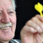 Eddie Girdler has been organising darts at the Masters Games for 35 years. PHOTO: PETER MCINTOSH