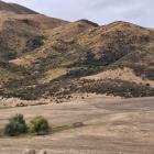 Central South Island districts are drying out, as this photo taken this week in Omarama shows....