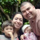 Dunedin couple Benjamin Duran-Vinet and Karla Araya-Castro, son Maximo Duran-Araya (5) and...