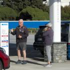 Dunedin motorists unsuccessfully attempt to buy petrol at the NPD station in Anderson’s Bay Rd...