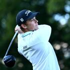 Daniel Hillier of New Zealand plays a shot during day one of the 2023 New Zealand Open at...