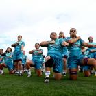 Matatū perform a haka ahead of a Super Rugby Aupiki match last year. PHOTO: GETTY IMAGES