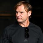 Scott Robertson at an All Blacks gym session and media opportunity. Photo: Getty Images